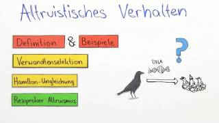 Altruistisches Verhalten  Biologie  Neurobiologie und Verhalten [upl. by Grantham]