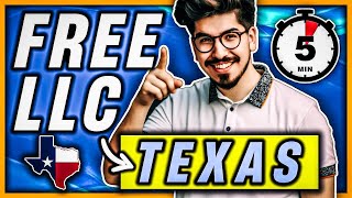 How To Form an LLC in Texas For FREE in under 5 minutes 🇺🇸 [upl. by Heman802]