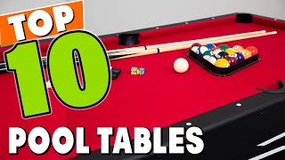 Best Pool Table In 2024  Top 10 New Pool Tables Review [upl. by Atilegna]