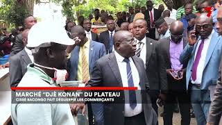 Marché Djé Konan du Plateau  Bacongo fait déguerpir les commerçants [upl. by Tressia]