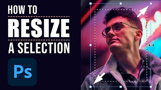 How to Resize a Selection in Photoshop [upl. by Fleda]