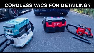 Cordless Vacs for Auto Detailing  Auto Fanatic [upl. by Terzas]