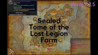 WoW Gold farm  Sealed Tome of Lost Legion Isle of thunder [upl. by Lajes]