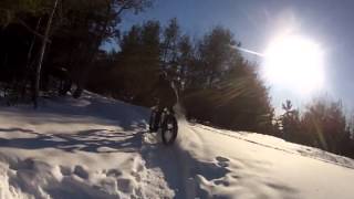 Fatbiking 2014 Georgian Bay Parry Sound [upl. by Nottirb]