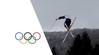 Johnny Moseley USA Moguls Qualification Highlights  Nagano 1988 Winter Olympics [upl. by Loleta]