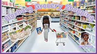 Bloxburg roleplay grocery store trip 💗 [upl. by Odlawso]