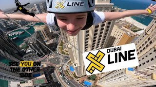 Xline Dubai Zipline Adventure 2023  Longest Urban Zipline In The World [upl. by Voletta]