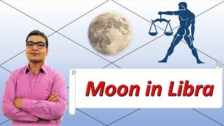 Moon in Libra Traits and Characteristics  Vedic Astrology [upl. by Glennie]