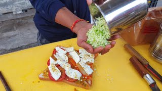 Yummy  Paneer Cheese Grilled Sandwich  Mumbai Style Grilled Sandwich  Street Food India [upl. by Aicenra]