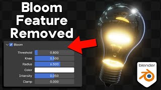 The Bloom Feature was Removed in Blender 42 [upl. by Zosima]