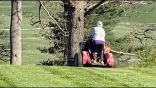 RACHEL’S POINT OVER VIEW  MOWING WITH THE FERRIS 61 [upl. by Easton]