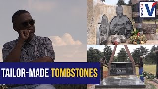 Meet the man behind Joe Mafelas extraordinary tombstone [upl. by Ilatan]