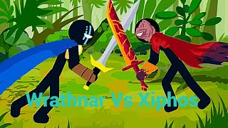 XIPHOS VS WRATHNARSTICKWAR ANIMATION [upl. by Amaleta]