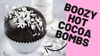 DIY Boozy Hot Cocoa Bombs [upl. by Initirb]