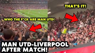 OMG Liverpool Fans Mock Man Utd after 30 Victory at Old Trafford  Ten Hag is at the wheel [upl. by Rodgers]