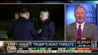 Peter Brookes on Fox Business Closing Bell discussing Trumps North Korea threats at UN [upl. by Ahsi406]