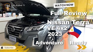 Nissan Terra VE 2023  4x2 Impressions  Sports SUV  Full Review RyanKristine [upl. by Gow]