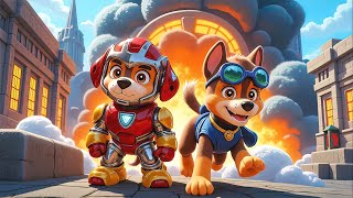 Paw Patrol Ultimate Rescue  THE CITY SAVED BY IRON MAN MARSHALL x CHASE  Funny Story  Rainbow 3 [upl. by Fendig]