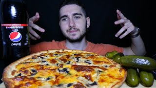 ASMR 🍕 NEFES ALMADAN PİZZA YEDİM  Gennaro Pizza Mukbang  Türkçe Mukbang ASMR [upl. by Ballman]