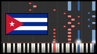 Cuba National Anthem  La Bayamesa Piano Tutorial [upl. by Aninay]