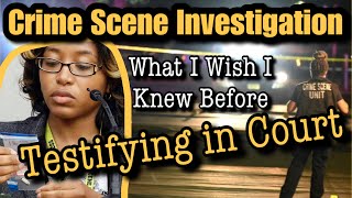 Crime Scene Investigator  Tips for Testifying in Court [upl. by Briana]