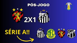 SPORT 2X1 SANTOS PÓS JOGO  FIM DE TEMPORADA [upl. by Nidia117]