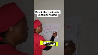 Respiratory acidosis uncompensated everyone education nclexready nursingexam [upl. by Shayna]