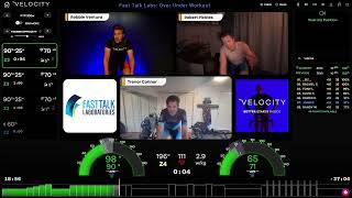 Fast Talk Labs quotOverUnderquot Workout on the Velocity Indoor Cycling Platorm [upl. by Llenwad236]