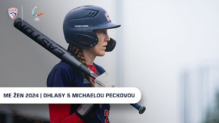 ME žen 2024  Ohlasy s Michaelou Peckovou Česko vs Rakousko [upl. by Knoll232]