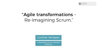 Reimagine your Scrum to firm up your agility [upl. by Lleze457]