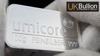 100g Umicore Silver Bar I Buy Now [upl. by Eniruam]