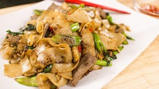 Authentic Pad See Ew Recipe  Hot Thai Kitchen [upl. by Eniretak]