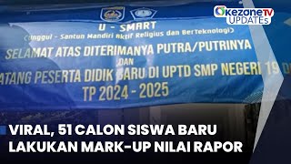 Viral 51 Calon Siswa Baru Lakukan Markup Nilai Rapor  Okezone Updates 19 Juli 2024 [upl. by Smitty614]