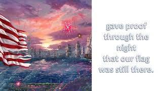 Star Spangled Banner  Lyric Video  Childrens Voices [upl. by Groves]