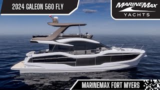 2024 Galeon 560 Fly Walkthrough At MarineMax Fort Myers [upl. by Monreal]