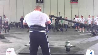 Terry Hollands and Brian Shaw 412kg deadlift [upl. by Ynnel]