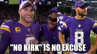 quotNo Kirk Cousinsquot is Not An Excuse for the Minnesota Vikings Giving Away Games [upl. by Aimerej]