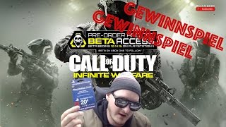 INFINITE WARFARE 5x BETA CODE GEWINNSPIEL  VERLOSUNG  MITMACHEN UND MORGEN DIE BETA ZOCKEN [upl. by Alesiram337]