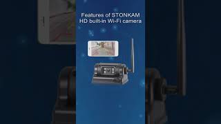 STONKAM HD Magnetic WiFi Backup Camera with Builtin Battery [upl. by Estrin545]