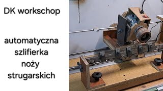 Automatyczna ostrzałka do noży strugarskich automatic sharpener for planer knives [upl. by Pudendas]