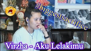 Virzha  Aku Lelakimu REACTION [upl. by Chita313]