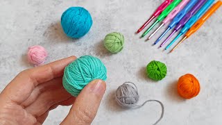 Gifts in 10 minutes Great idea from leftover yarn Crochet [upl. by Imogene277]