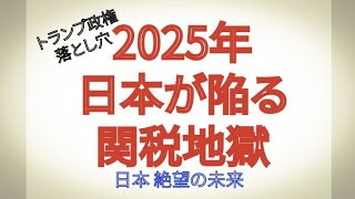 2025年 日本が陥る 関税 地獄 [upl. by Julian]