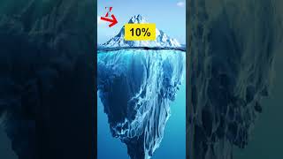 Why is Most of The Iceberg in Water youtubeshorts shorts ytshorts iceberg [upl. by Pahl472]