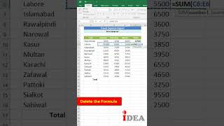 Auto Sum in Excel  Excel Tips and Tricks  Excel Hacks exceltips [upl. by Philbin]