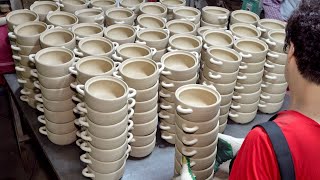 Wonderful Traditional Earthenware Pot Mass Production Process Korean Ceramics Factory [upl. by Macey119]