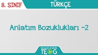 Anlatım Bozuklukları 2 [upl. by Marelya]