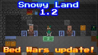 Mine Blocks SnowyLand 12  BedWars Update [upl. by Eadnus769]