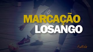 MARCAÇÃO LOSANGO NO FUTSAL [upl. by Darees]