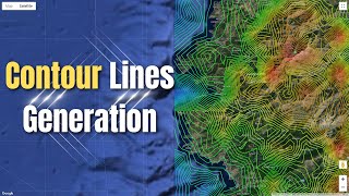 How to extract contour Lines from Contour Map Creator website [upl. by Akemal534]